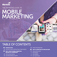 Marketo – The Definitive Guide to Mobile Marketing
